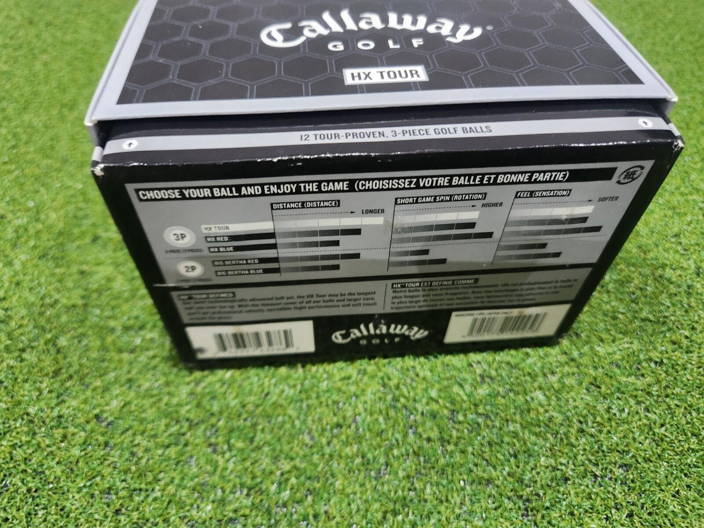 Callaway HX Tour Golf Balls - White - 12 Pack - RRP £34.99 - New In Box