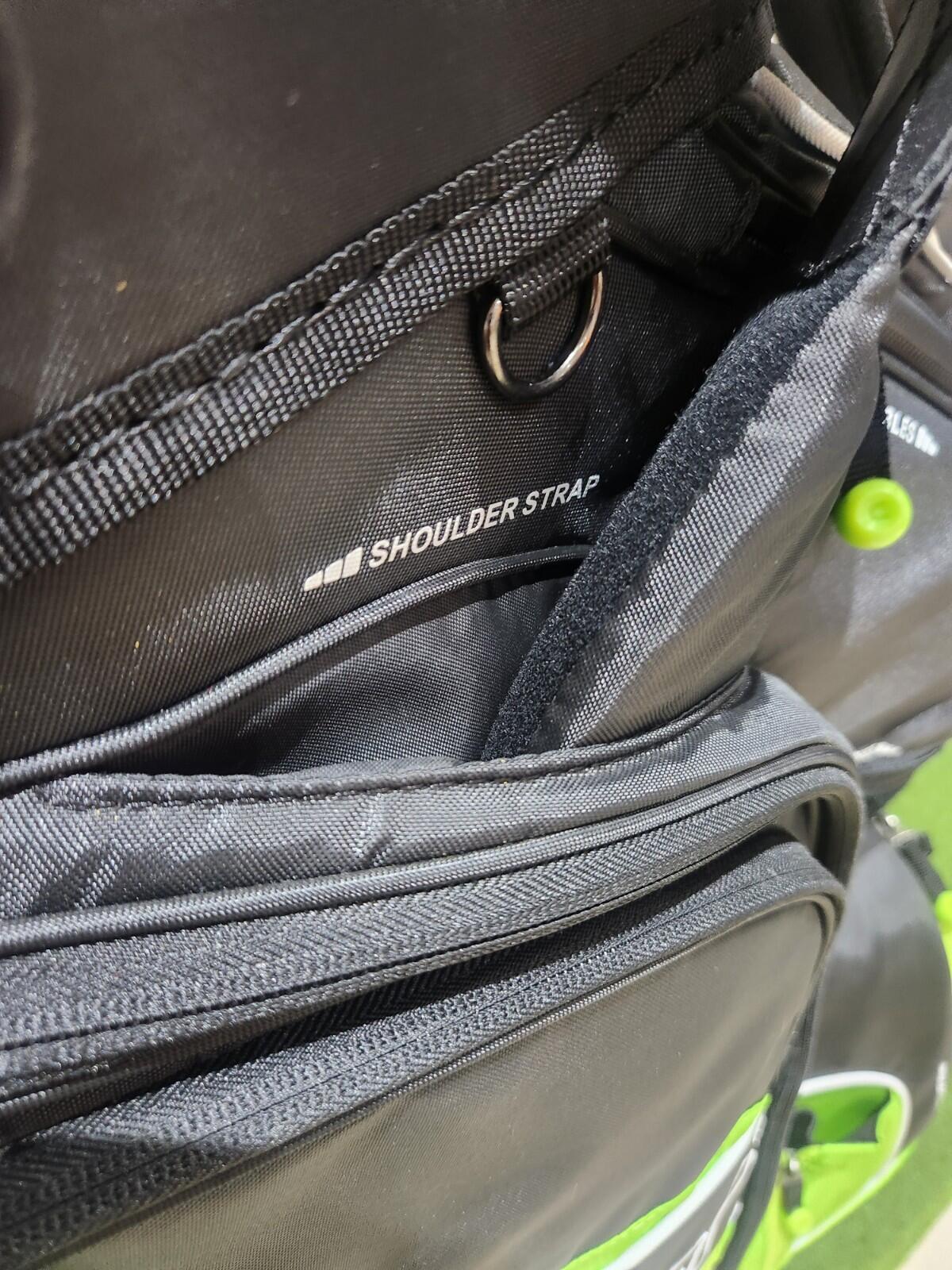 NEW Clicgear B3 Golf Cart Bag -Black/Lime - Packed With Features - FREE Towel