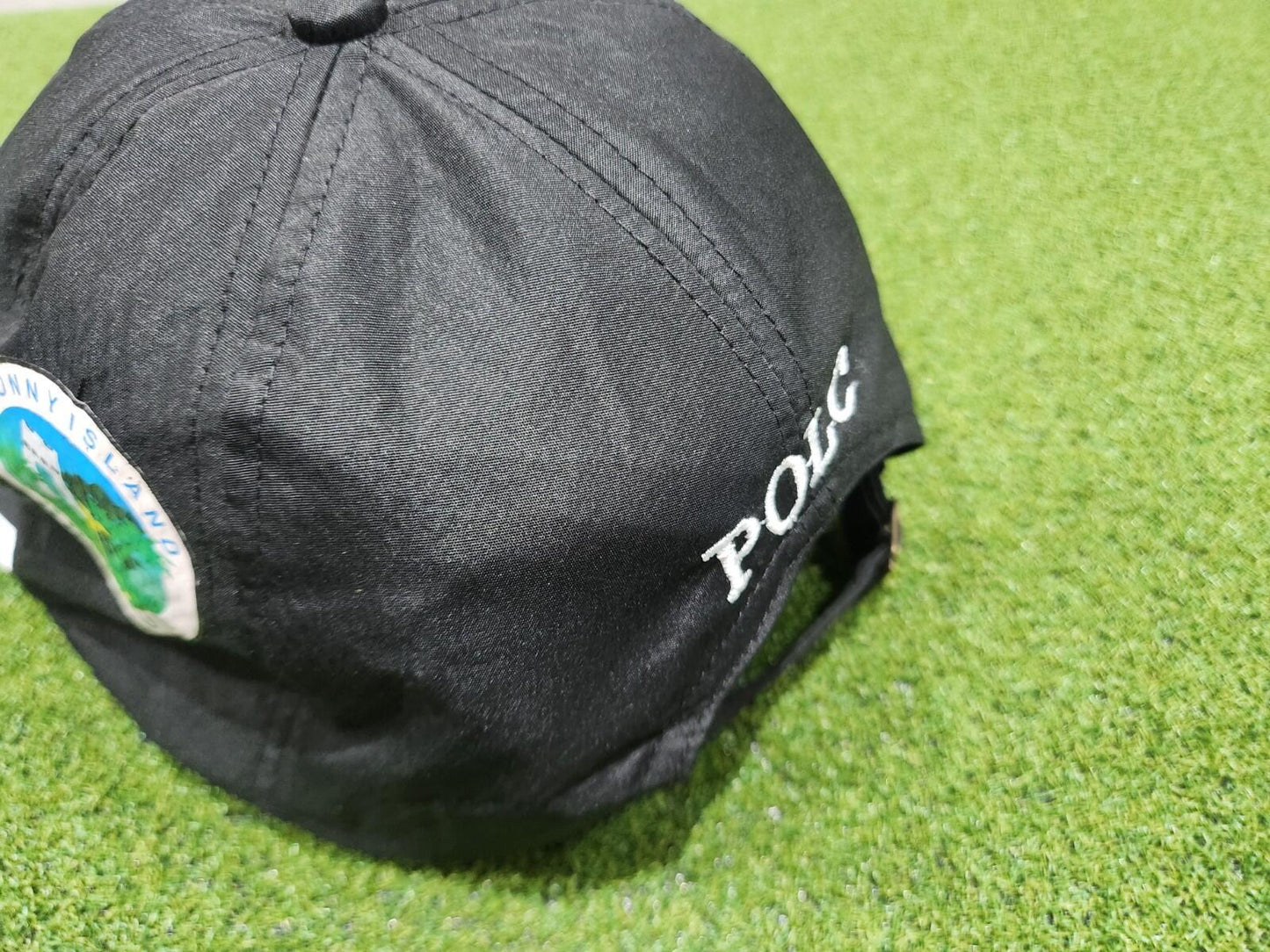 Ralph Lauren Polo Golf Cap - Metal Logo - Black - One Size Fits All - RARE