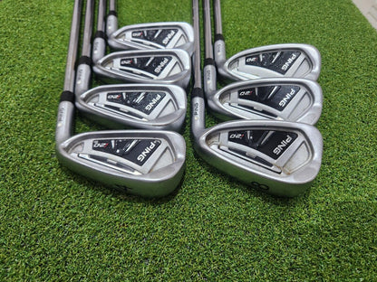 PING i20 Iron Set - 4-PW - Men's RH - White Dot - Stiff Flex