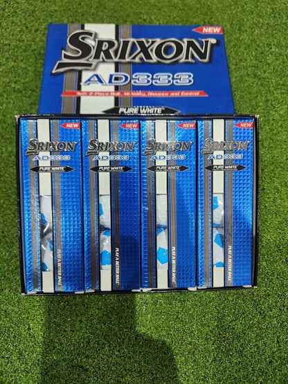 RARE Srixon AD333 TRUVIS - Blue/White - 12 Pack - Super Popular Ball