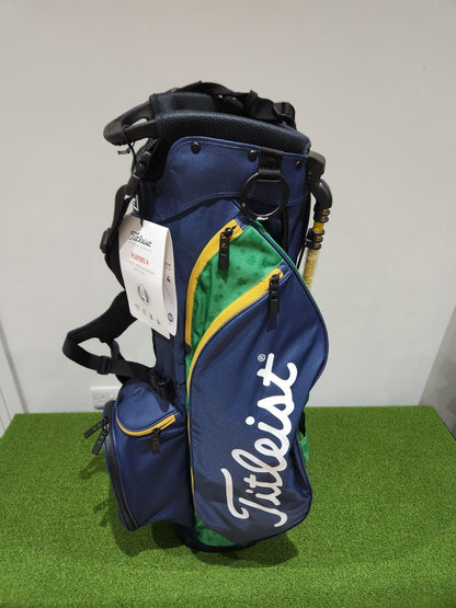 Titleist Players 4 Stand Bag - Limited Edition - Navy/Green/Gold - New With Tags