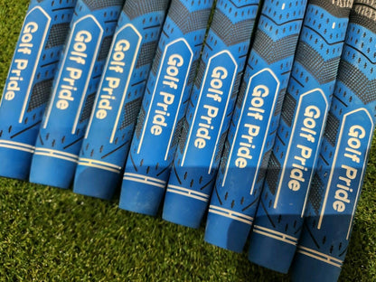 Genuine Golf Pride MCC Plus 4 Midsize Golf Grips - Black/Blue