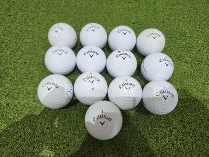 12 x Callaway SuperSoft B Grade 2nd Chance Golf Balls - Great Value