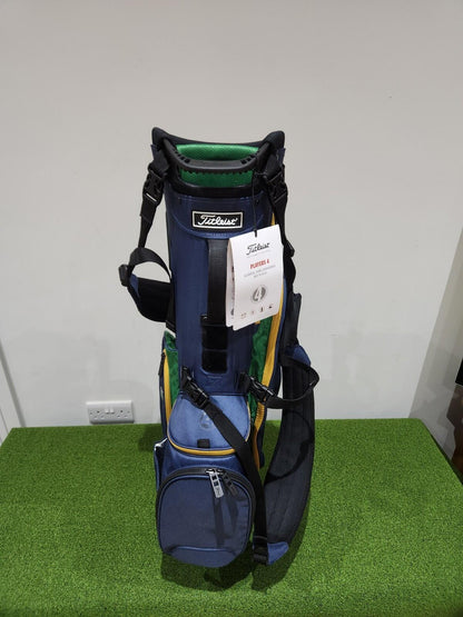 Titleist Players 4 Stand Bag - Limited Edition - Navy/Green/Gold - New With Tags
