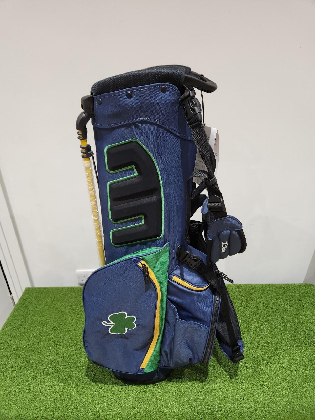 Titleist Players 4 Stand Bag - Limited Edition - Navy/Green/Gold - New With Tags