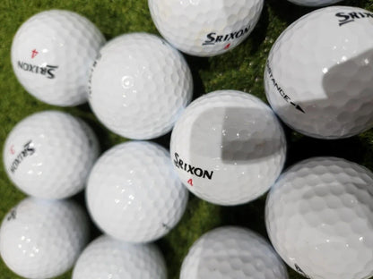 12 x Srixon Distance Pearl Grade 2nd Chance Golf Balls - White - Great Value