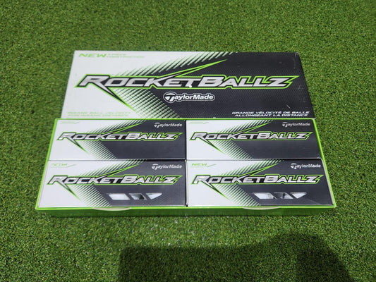 TaylorMade ROCKETBALLZ Golf Balls - White - 12 Pack - INSANE VELOCITY - New