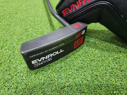 EVNROLL ER2 Black Putter - 34" - Men's RH - Headcover Included - RRP £449