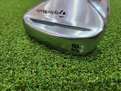 TaylorMade Milled Grind Lob Wedge - 58° Loft - 11° Bounce - Mens RH - Stiff Flex