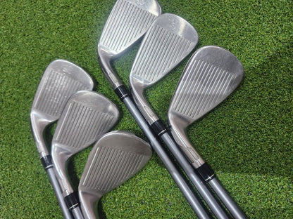 TaylorMade Stealth Irons - 6-PW + AW - Mens RH - Regular Flex Graphite Shafts