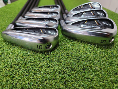 Cobra King LTDx Iron Set - 4-PW + SW - Men's RH - Regular Flex Graphite Shafts