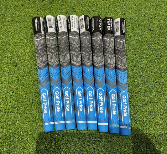 Genuine Golf Pride MCC Plus 4 Midsize Golf Grips - Black/Blue