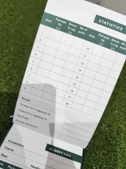 Golf ScoreMaster Pocket Caddy - Stat Tracker