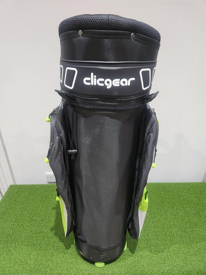 NEW Clicgear B3 Golf Cart Bag -Black/Lime - Packed With Features - FREE Towel