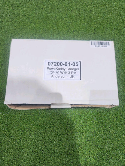 PowaKaddy Golf Trolley 3 Pin Battery Charger - UK - 3/4 Amp