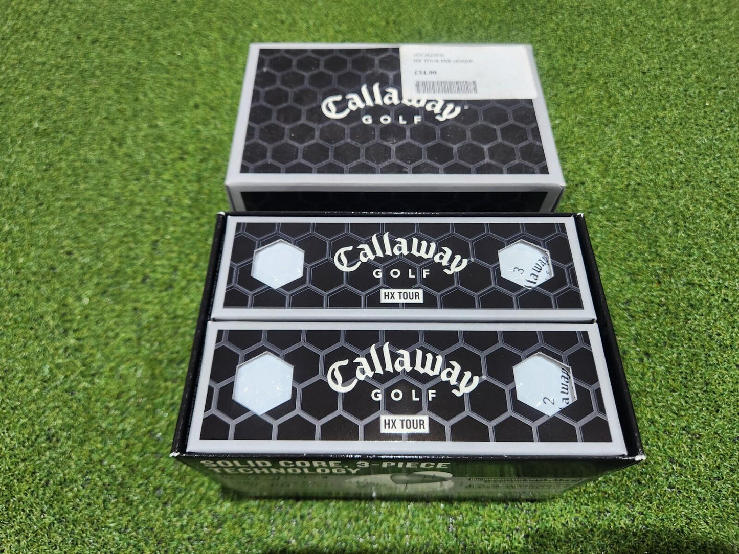 Callaway HX Tour Golf Balls - White - 12 Pack - RRP £34.99 - New In Box