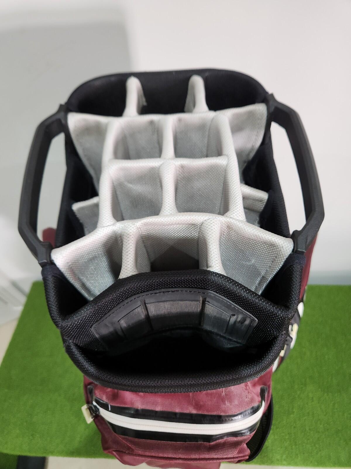 Ping Pioneer Monsoon Watetproof Golf Bag Cart - Burgundy/Black