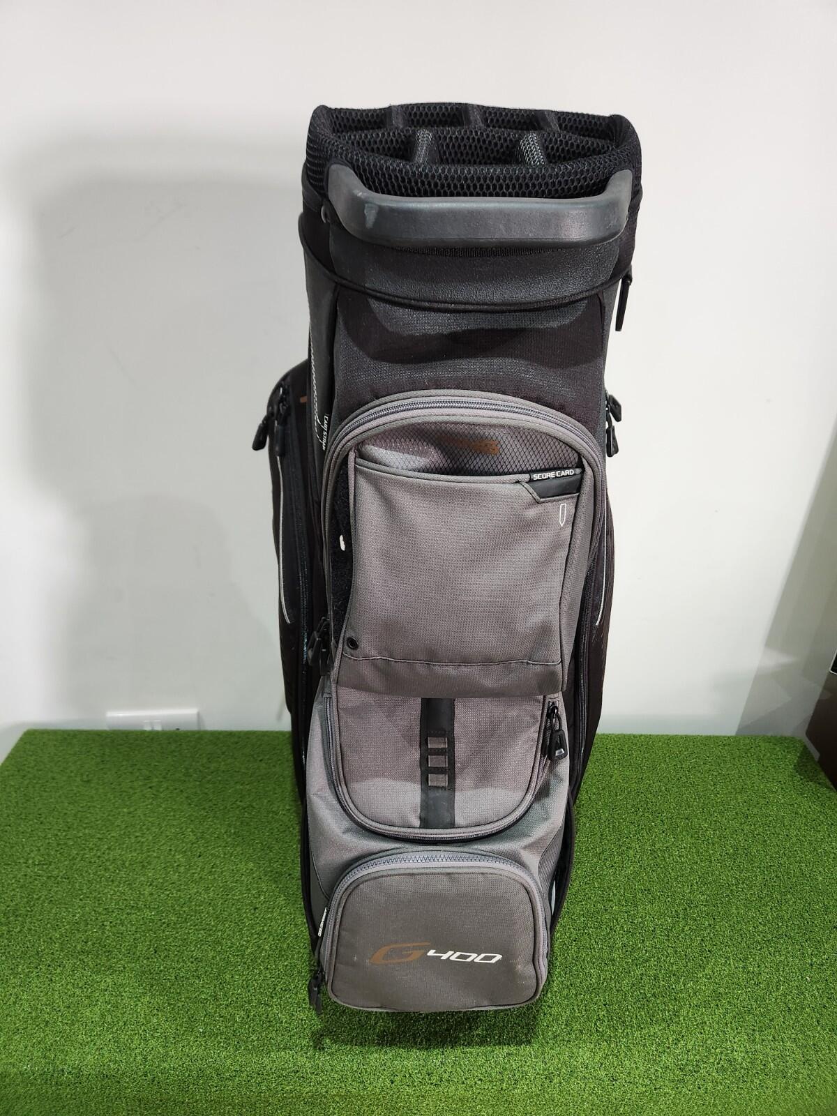 PING G400 Traverse Golf Cart Bag - Black / Gold - Includes Rainhood & Strap
