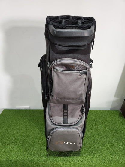 PING G400 Traverse Golf Cart Bag - Black / Gold - Includes Rainhood & Strap