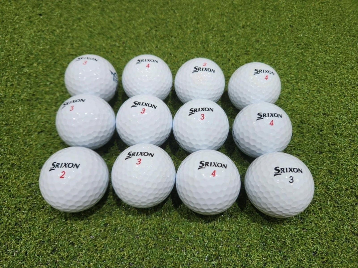 12 x Srixon Distance Pearl Grade 2nd Chance Golf Balls - White - Great Value