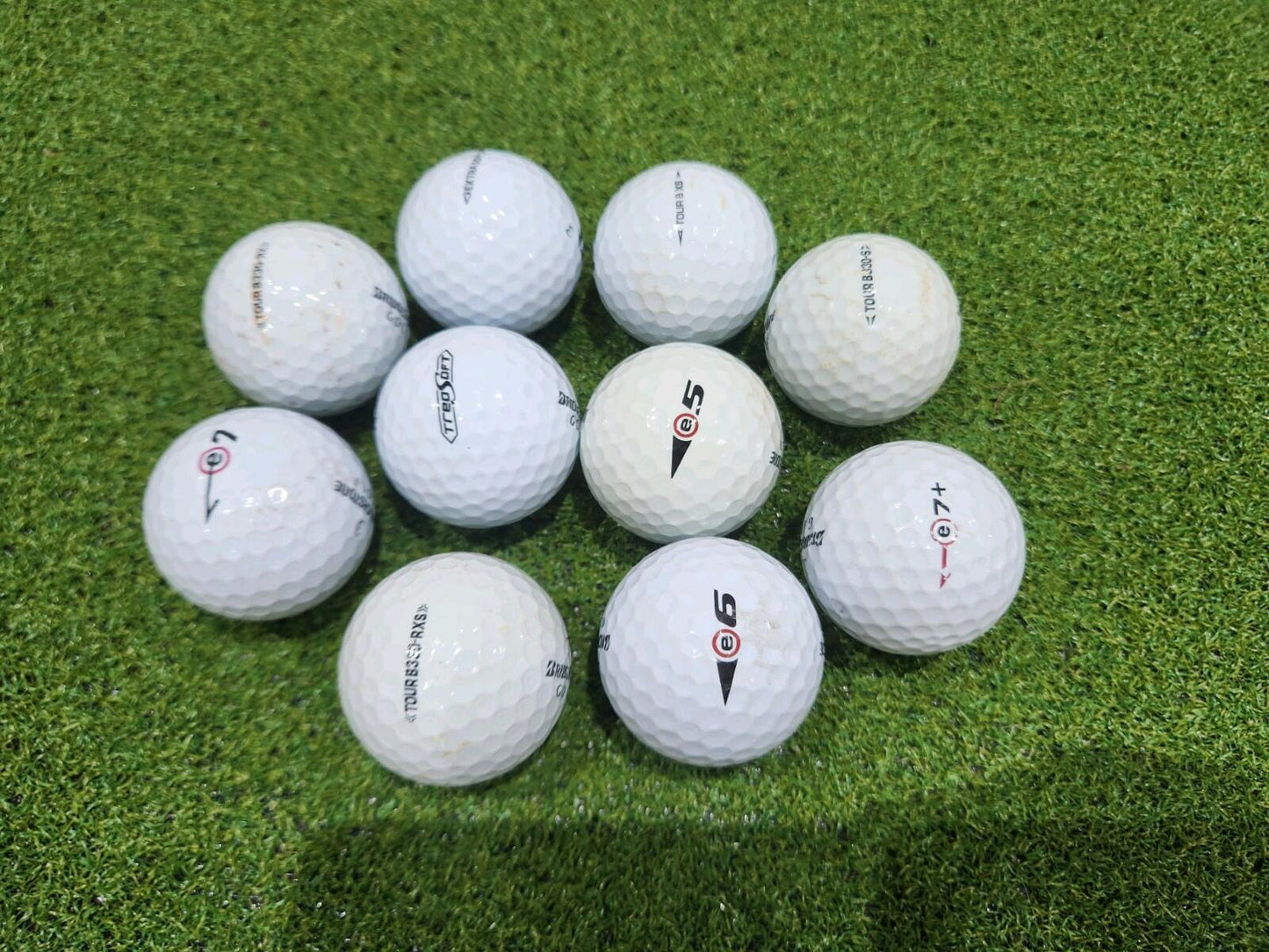 Mixed Bridgestone 2nd Chance Golf Balls - 10-pack - Grade B