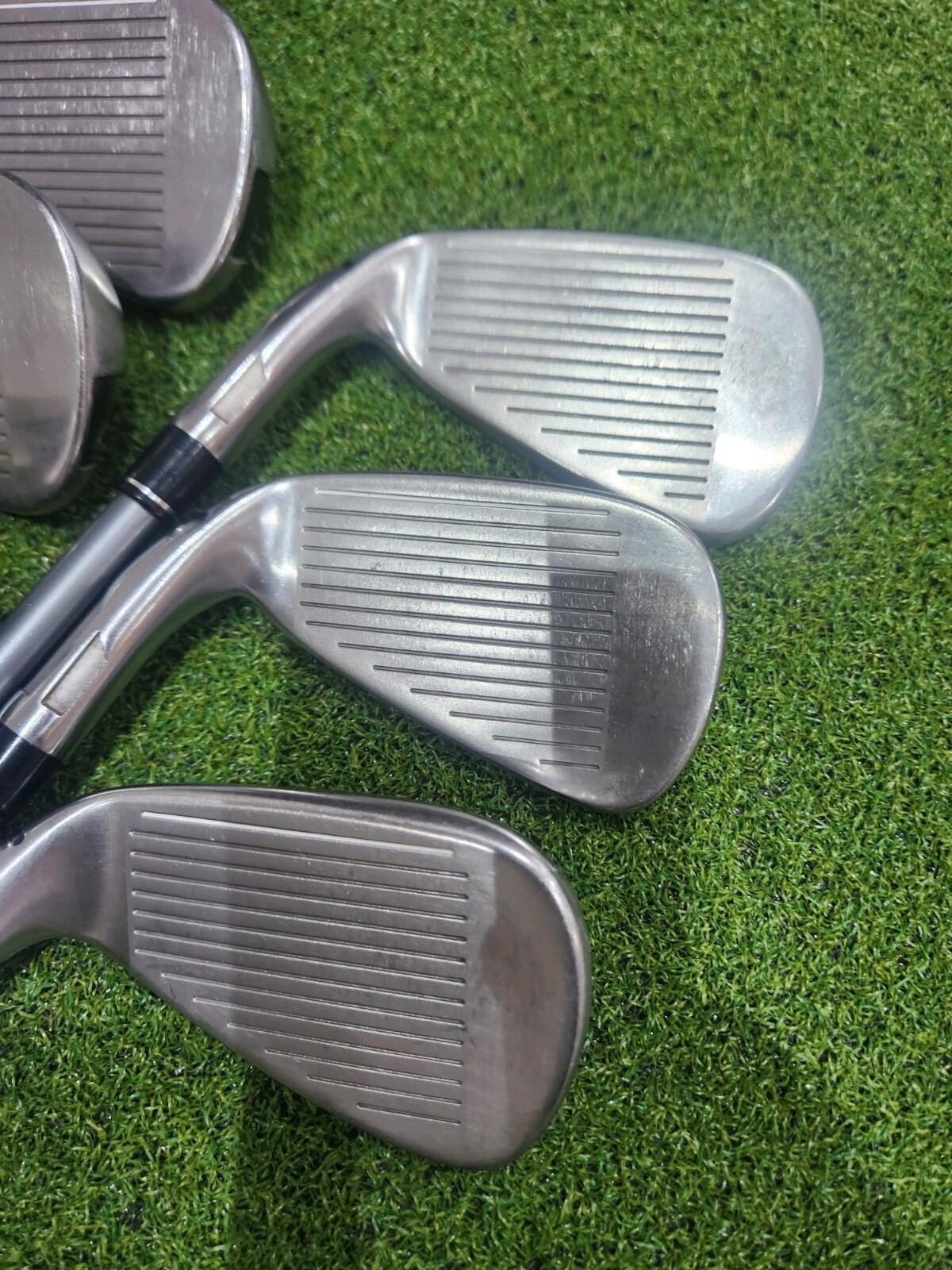 TaylorMade Stealth Irons - 6-PW + AW - Mens RH - Regular Flex Graphite Shafts