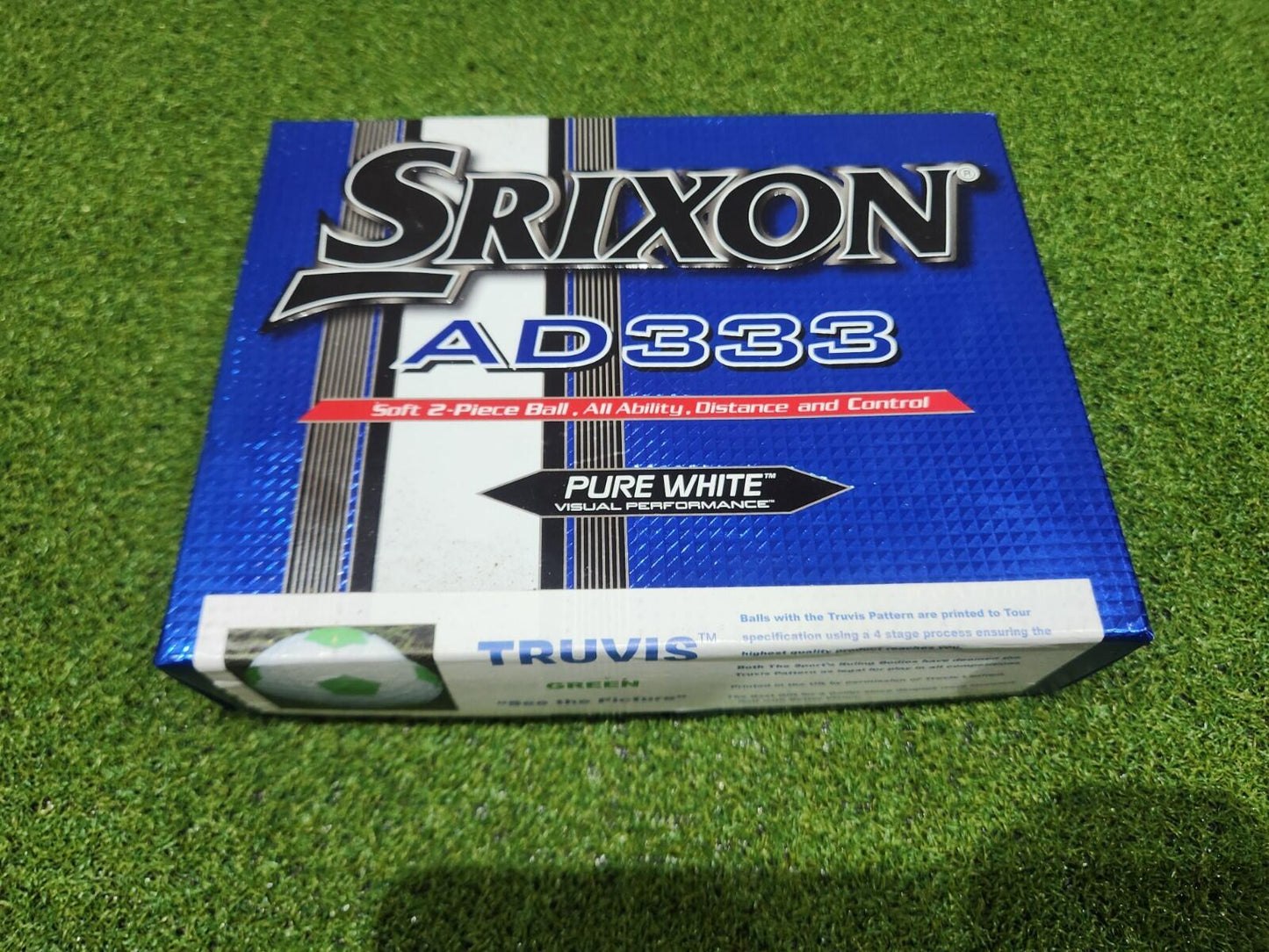 RARE Srixon AD333 TRUVIS - Green/White - 12 Pack - Super Popular Ball