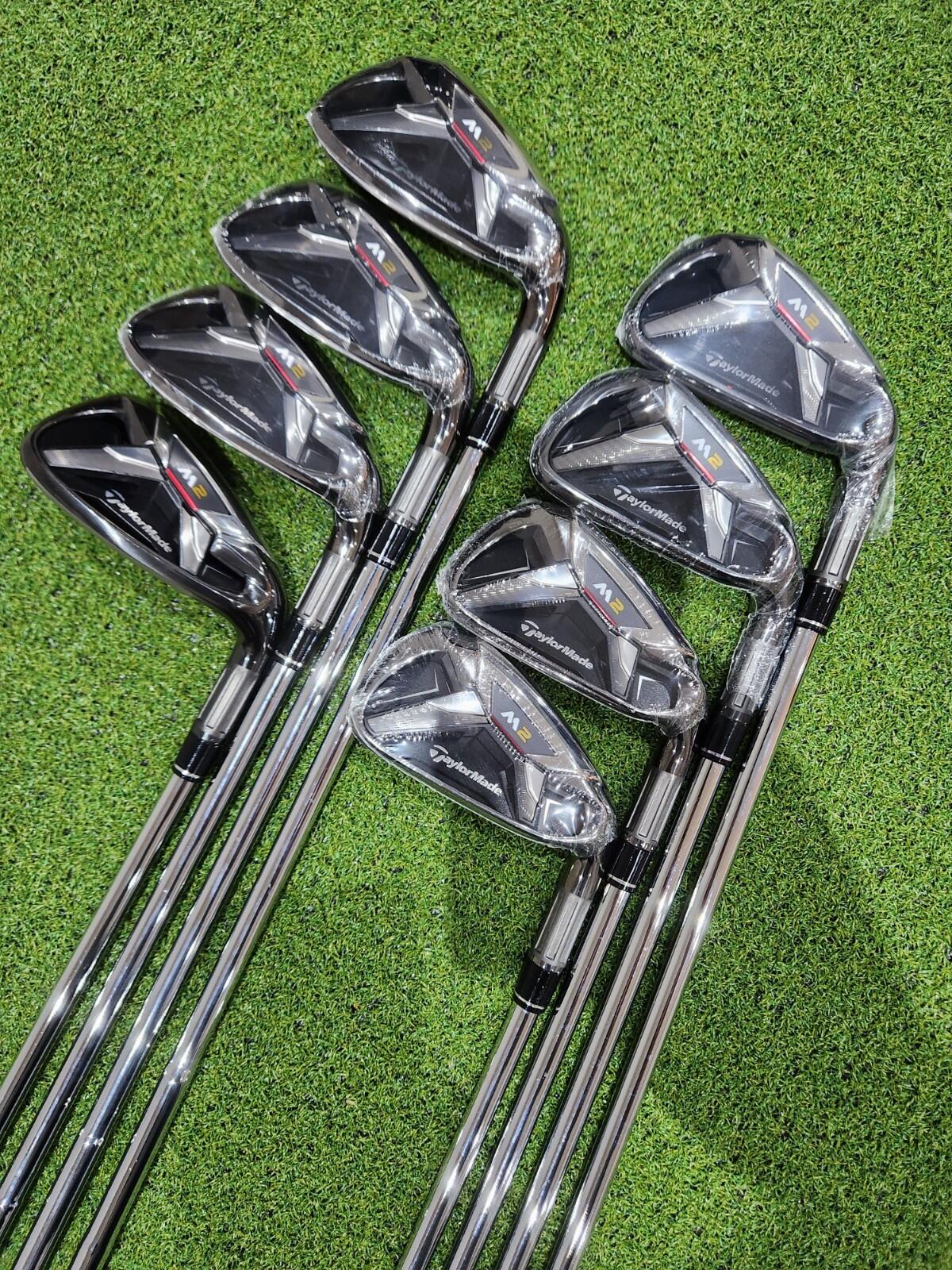 NEW TaylorMade M2 Irons - 4-PW + AW - Men's RH - Regular Flex - FREE Headcovers