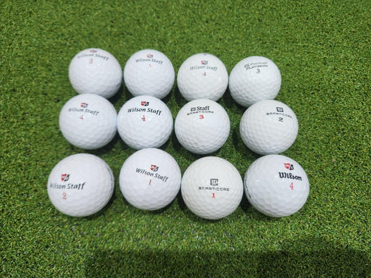Mixed Wilson 2nd Chance Golf Balls - 12-pack - Grade A