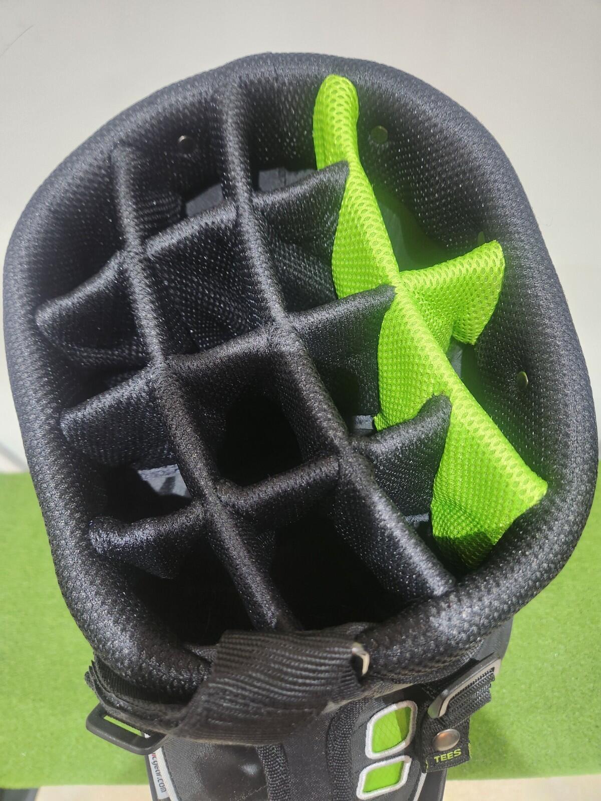 NEW Clicgear B3 Golf Cart Bag -Black/Lime - Packed With Features - FREE Towel