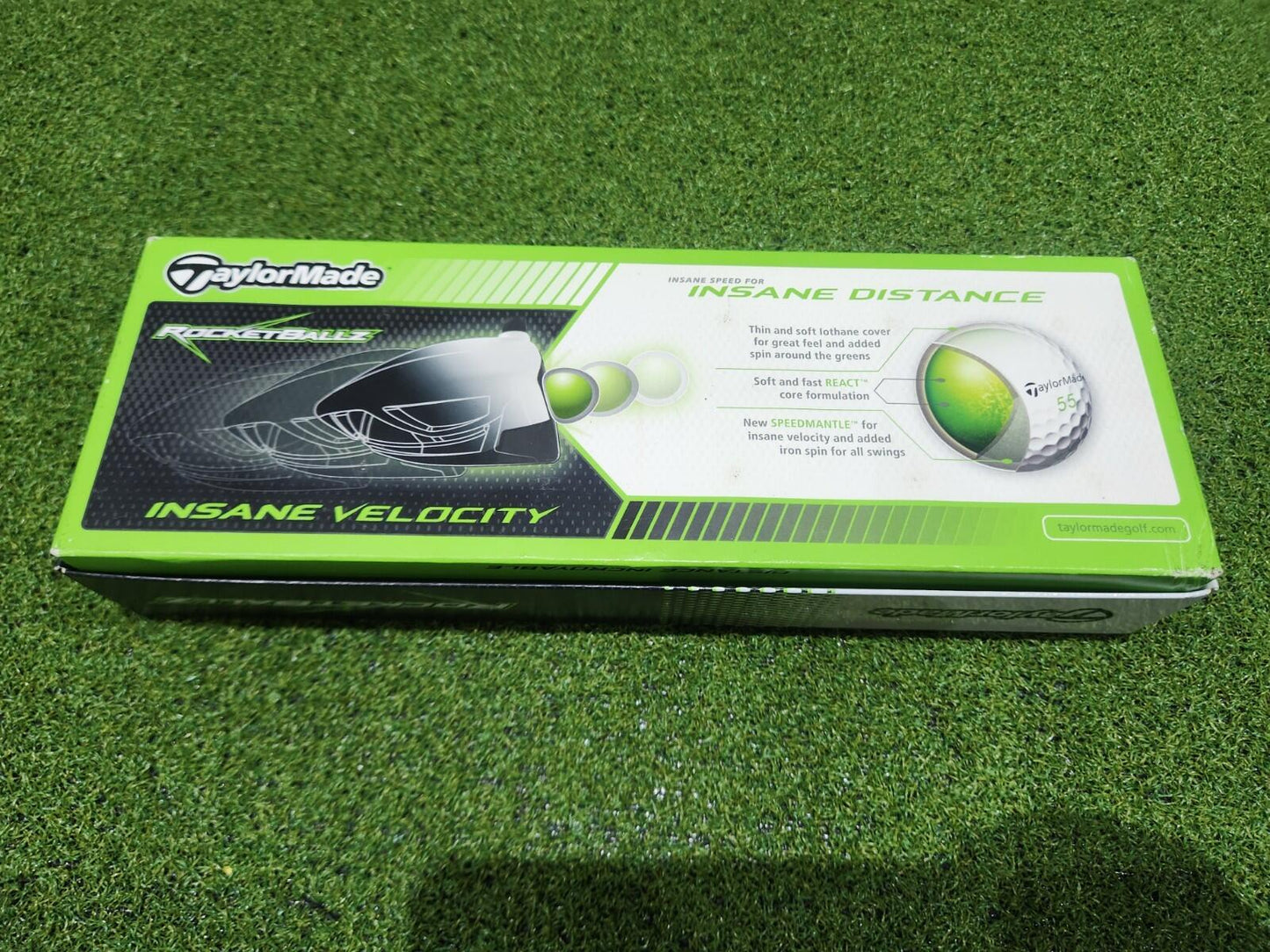 TaylorMade ROCKETBALLZ Golf Balls - White - 12 Pack - INSANE VELOCITY - New