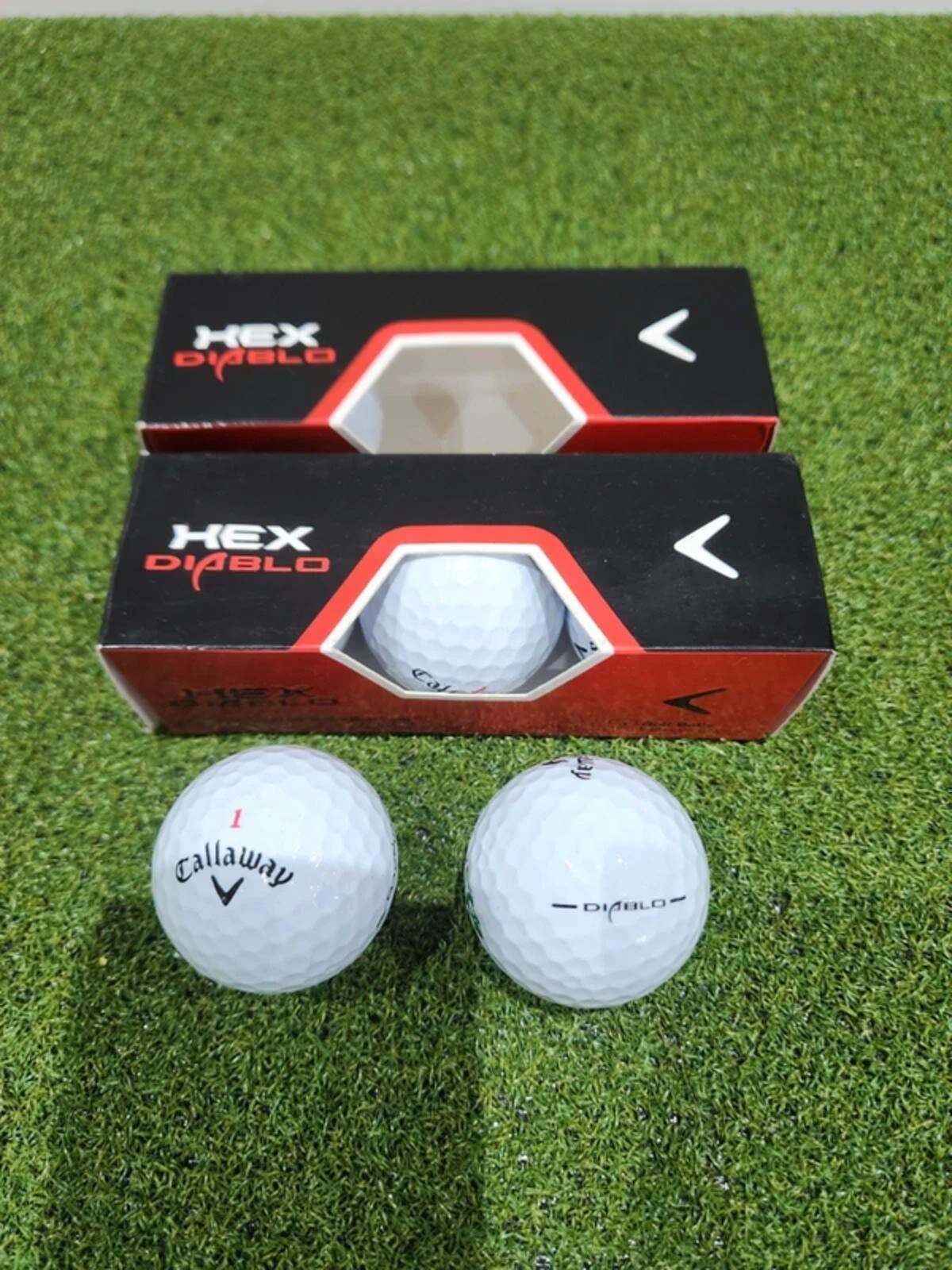 2 x 3-pack Callaway HEX Diablo Golf Balls