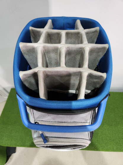 PING Traverse Golf Cart Bag - Blue / Grey / Black - Includes Rainhood & Strap