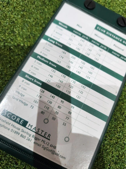 Golf ScoreMaster Pocket Caddy - Stat Tracker
