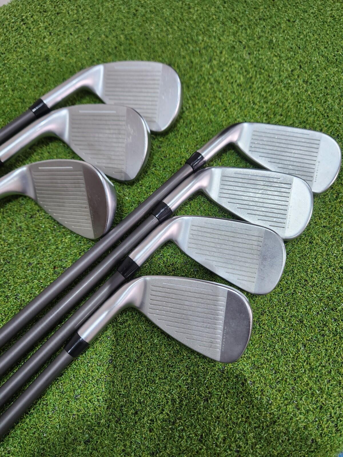 Cobra King LTDx Iron Set - 4-PW + SW - Men's RH - Regular Flex Graphite Shafts