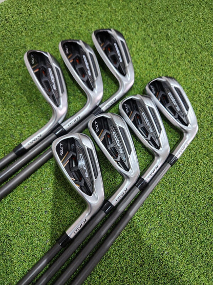 Cobra King LTDx Iron Set - 4-PW + SW - Men's RH - Regular Flex Graphite Shafts