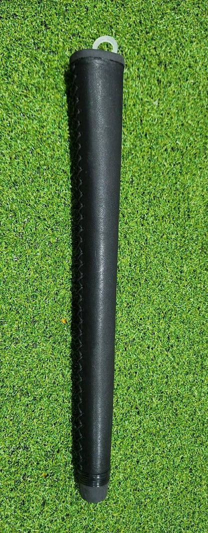 Iguana Golf Leather Putter Grip - Black - Standard - Reverse Stitching