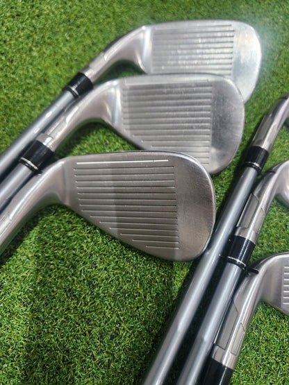 TaylorMade Stealth Irons - 6-PW + AW - Mens RH - Regular Flex Graphite Shafts