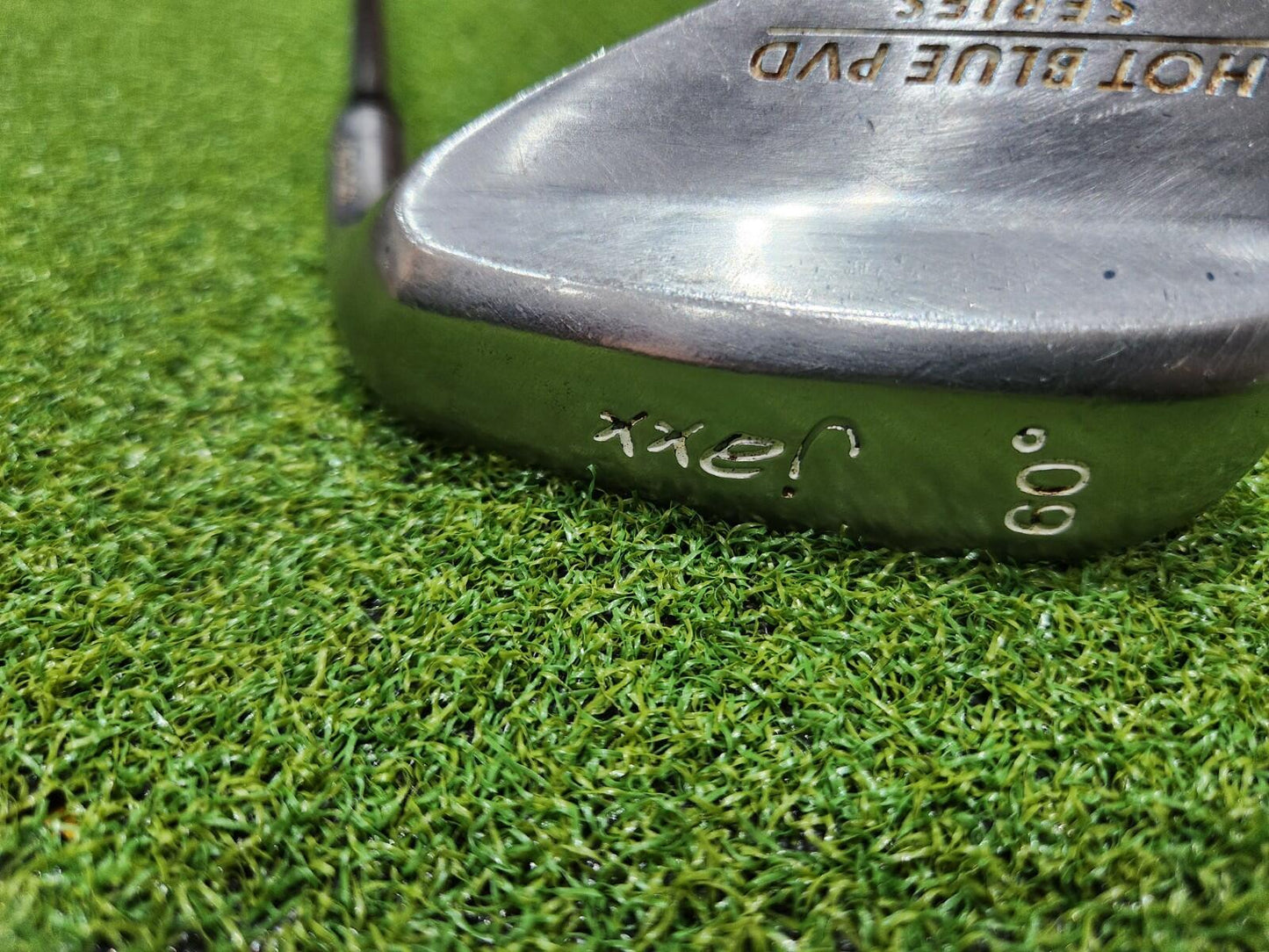 Jaxx Hot Blue PVD Series Lob Wedge - 60° Loft - Men's RH - Stiff Flex