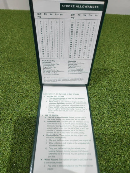 Golf ScoreMaster Pocket Caddy - Stat Tracker