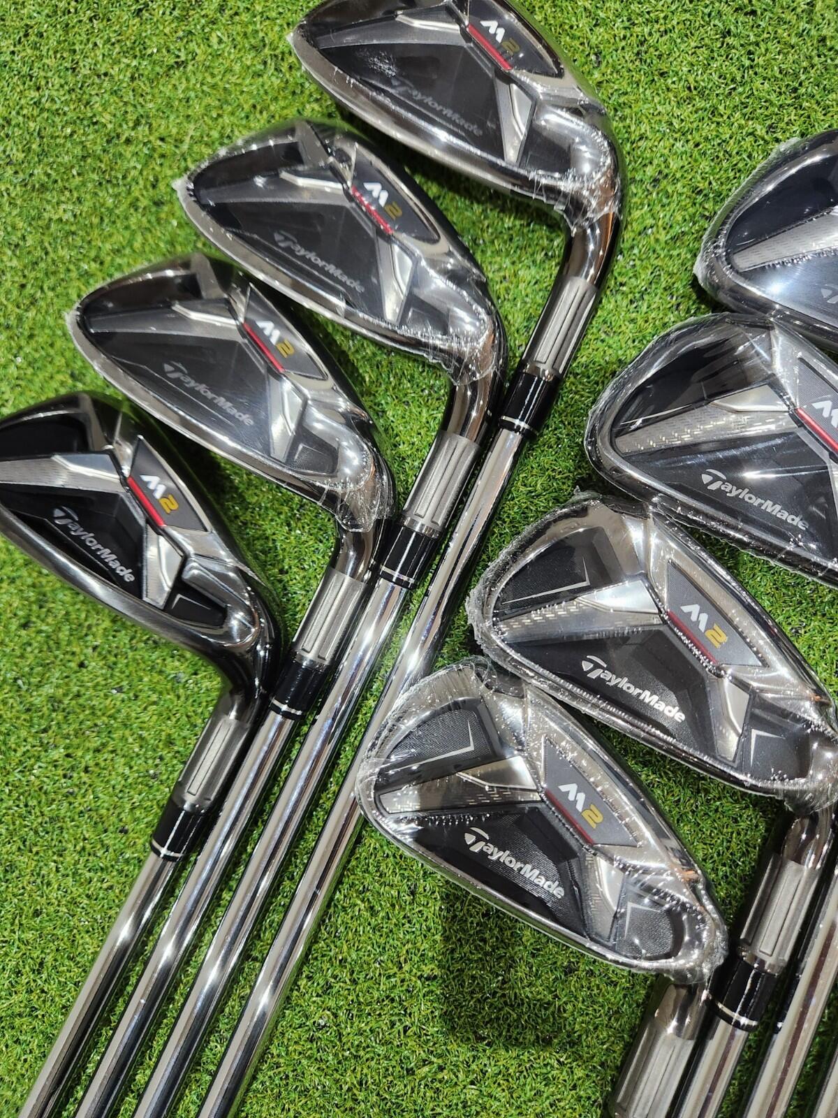 NEW TaylorMade M2 Irons - 4-PW + AW - Men's RH - Regular Flex - FREE Headcovers