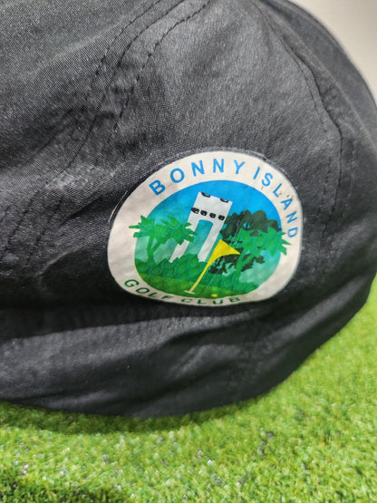 Ralph Lauren Polo Golf Cap - Metal Logo - Black - One Size Fits All - RARE