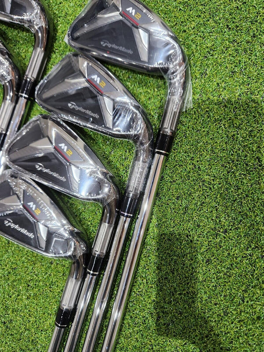 NEW TaylorMade M2 Irons - 4-PW + AW - Men's RH - Regular Flex - FREE Headcovers
