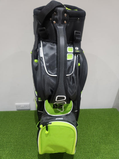 NEW Clicgear B3 Golf Cart Bag -Black/Lime - Packed With Features - FREE Towel