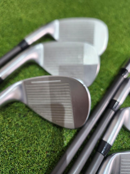 Cobra King LTDx Iron Set - 4-PW + SW - Men's RH - Regular Flex Graphite Shafts