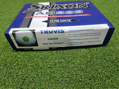 RARE Srixon AD333 TRUVIS - Green/White - 12 Pack - Super Popular Ball